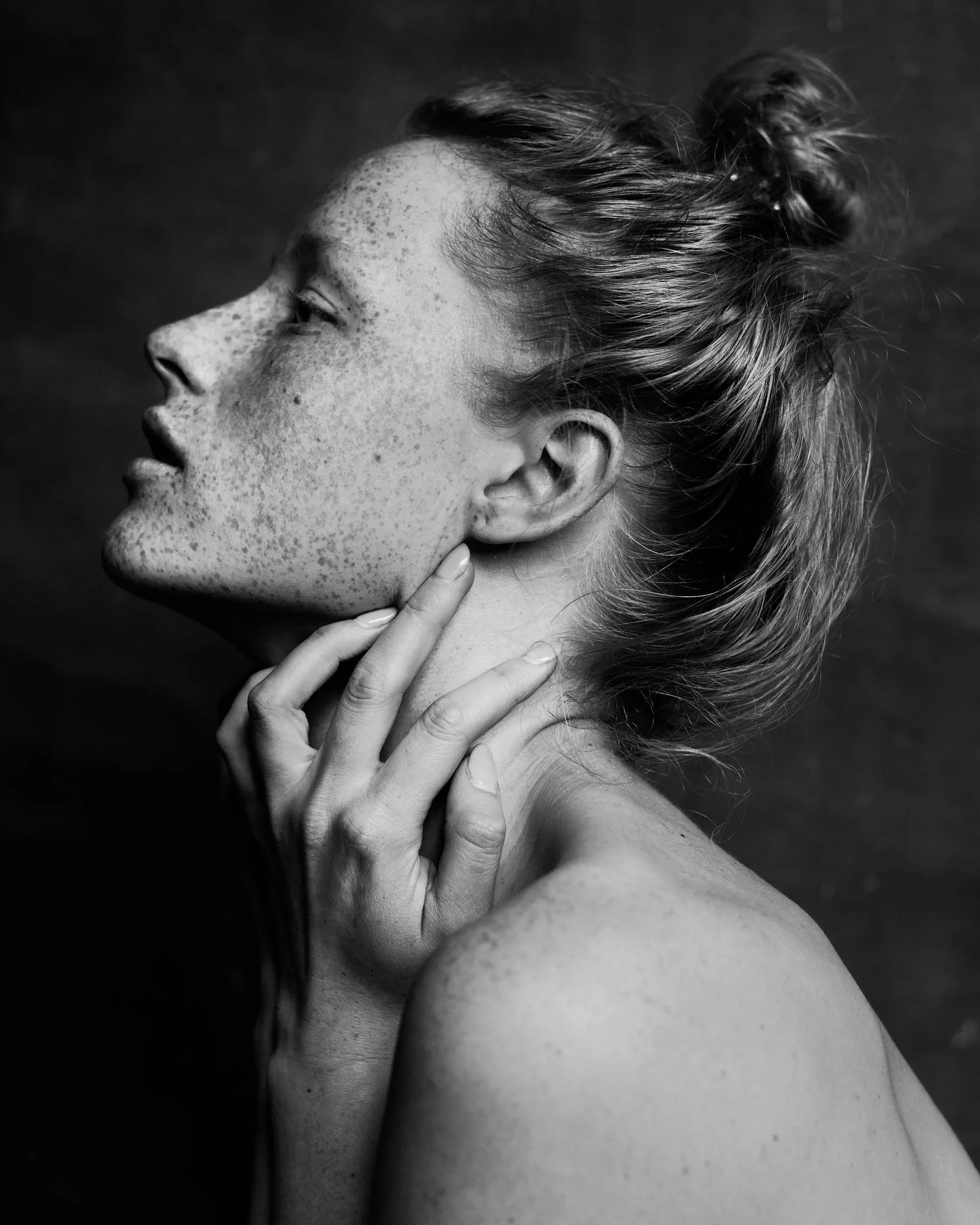 Black and white stories, Viktorija — fine art print